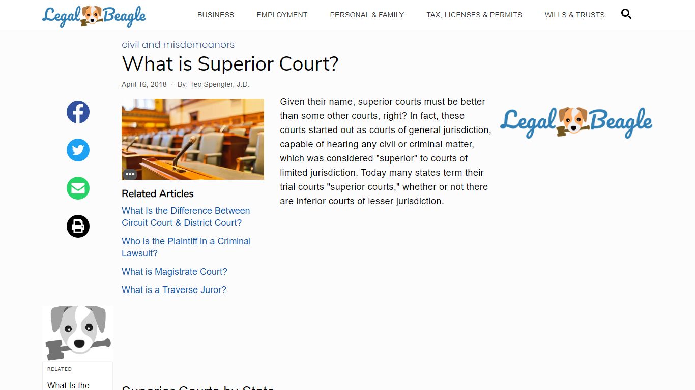 What is Superior Court? | Legal Beagle